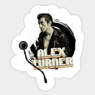 Artic Monkeys Alex Turner // Vinyl Style 90's Sticker